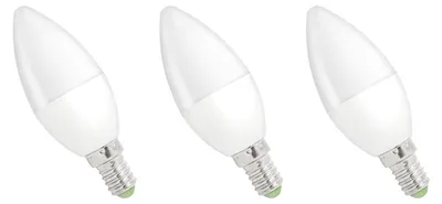 Produktbild von Spectrum E14 LED Kerzenlampe 4W 340lm 4000K Neutralweiß 230V 3 Stück