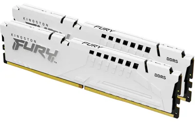 Obrázok produktu pre Pamięć Kingston FURY Beast White 64 GB DDR5 6000 MHz CL30 Dual Channel Kit