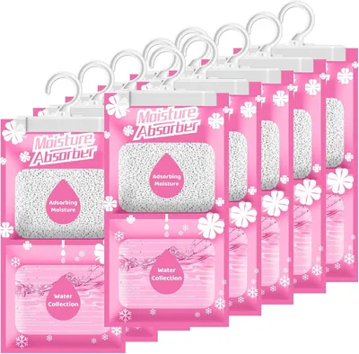Produktbild von 20 x 230 g hängender Luftentfeuchter mit Duft, ideal für Kleiderschränke, Feuchtigkeitsabsorber für Keller, Schlafzimmer, Waschräume, gegen Feuchtigkeit, gegen Schimmel