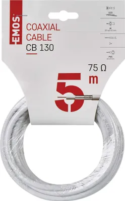 Koaxialkabel CB130, 5m