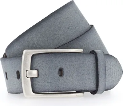 Produktbild von Vanzetti Leder Gürtel 40mm Leather Belt W85 Steel Grey dunkelgrau
