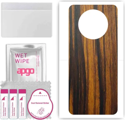 Produktbild von apgo Rückseite Schutzfolie, Skin, kompatibel mit Huawei Nova Y90, Hinten Displayschutzfolie aus Vinylfolie, kratzfest, einfache Montage - Tigerwood