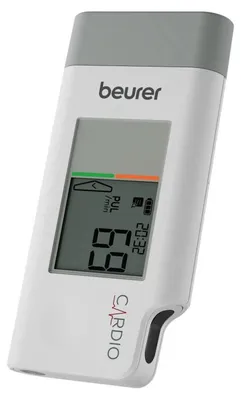 Obrázek produktu pro Zařízení pro EKG Beurer ME 95, paměť až 60 měření, detekce arytmie/bradykardie/tachykardie, LCD displej, bílá