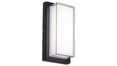 Productafbeelding van Rabalux 8830 Buitenwandlamp Andorra, 12W, 4000K, 680lm, zwart-wit, rond, neutraal wit, IP54, 26cm