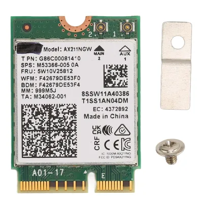 Obrázok produktu pre Sieťová karta M.2 AX211NGW M.2 KEY E CNVio 2 Triple Frequency 802.11ac BT5.2 Wireless WiFi Adapter Card for Win 10