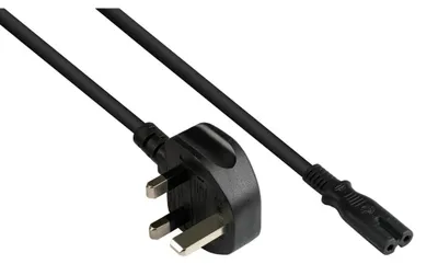 Produktbild von Alcasa P7370-S018 Stromkabel Schwarz 1,8 m Netzstecker Typ G C7-Koppler (P7370-S018)