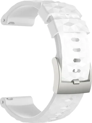 Produktbild von INF Silikonarmband für Suunto Spartan Sport Wrist HR Baro Weiß