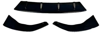 Image de Spoiler avant, construction en ABS durable, design aérodynamique, couleur noire