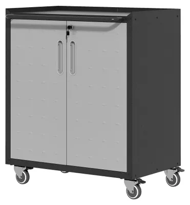 Produktbild von Heavy-Duty Metall-Garagen-Schrank mit Rollen – robuster Werkzeug-Stauraum, 75 × 42 × 88 cm, für Garage, Büro & Haushalt