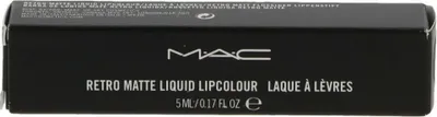 Image de Rouge à lèvres liquide MAC Retro Matte Topped with Brandy (5 ml)