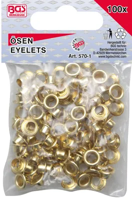 Produktbild von KRAFTMANN 570-1 Ösen 4.5 x 5.0 mm, 100 Stück