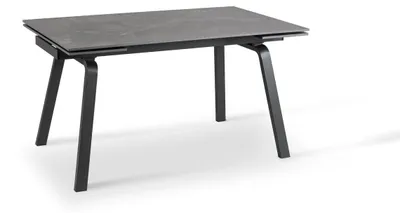Immagine prodotto di Tavolo Allungabile 140/200x80x76 cm in Vetroceramica Dylan Nero Opaco