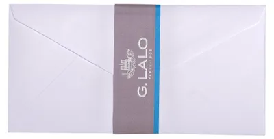 Produktbild von Lalo Umschlag DL Velin de France weiss 20St