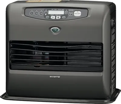 Immagine prodotto di Stufa elettronica a cherosene – Inverter 7748 nera - 4650W - programmabile settimanalmente - serbatoio 7,2L - 76m²