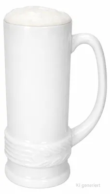 Produktbild von Ehren-Krug mit Henkel 0,5L weiß Bierkrug Beer-Humpen Keramik