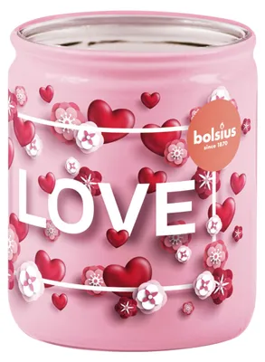 Produktbild von Kerze im Glas Vanille 82x68mm Bolsius ohne Palmöl Duftkerze