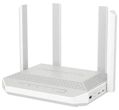 Produktbild von Keenetic Hero 4G+ (KN-2312) WLAN-Router Gigabit Ethernet Dual-Band (2 4 GHz/5 GHz) Grau Weiß