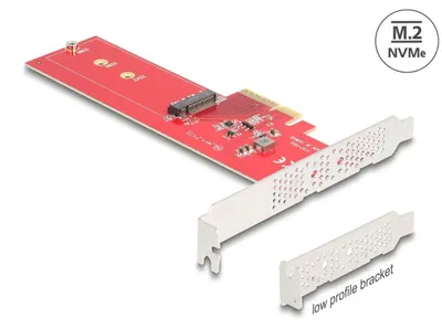 Produktbild von PCIe 5.0 x4 zu M.2 NVMe Adapter Low Profile