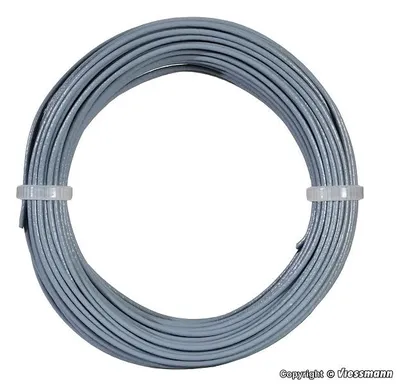 Produktbild von Viessmann 6868 - Kabelring 0,14 mmÃƒâ€šÃ‚², grau, 10 m  - Neu