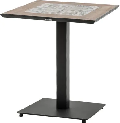 Produktbild von Bistro-gartentisch "lambada" keramik &amp graphit 2-sitzer aus stahl und keramik  - Hespéride