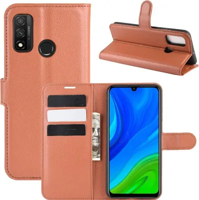 Produktbild von Huawei P Smart (2020) Hülle - Coverup Klapphülle - Braun