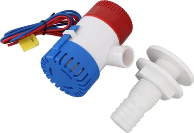 Immagine prodotto di Pompa per acqua di sentina DC 12 V 500 GPH Barca elettrica ad alta efficienza con tubo di scarico da 29 mm per camper-yacht