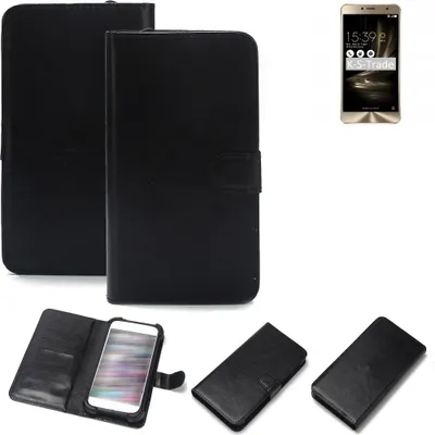 Produktbild von K-S-Trade Handyhülle Schutzhülle kompatibel mit Asus ZenFone 3 Deluxe (ZS550KL) Handy Schutz Hülle Handyhülle Bumper schwarz 1x