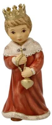 Krippenfigur Melchior aus Steingut, 12 cm, Weihnachtskrippe