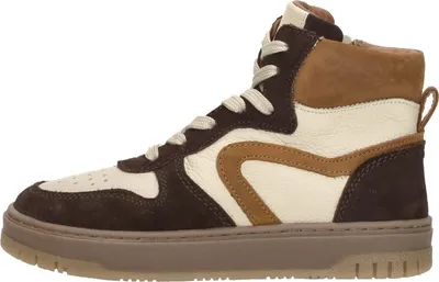 Productafbeelding van KEQ Veterschoenen Hoog Veterschoenen Hoog - donkerbruin - Maat 31