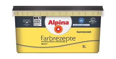 Produktbild von Alpina Farbrezepte Sommerzeit matt 1 Liter