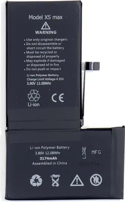Produktbild von Tradebit Akku für Apple iPhone XS Max 3174mAh Handy Akku Li-Ion Ersatzakku Smartphone Batterie Reparatur