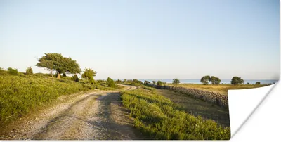 Produktbild von MuchoWow® Poster Sommer - Straße - Meer 160x80 cm - Foto Poster