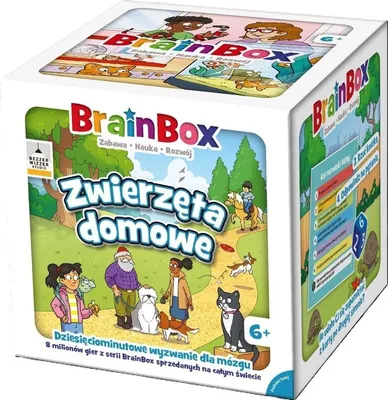 Produktbild von BrainBox Lernspiel Haustiere - 55 Karten Set