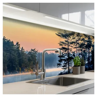 Produktbild von Spritzschutz für die Küchenrückwand 80x300 cm abwaschbar selbstklebend