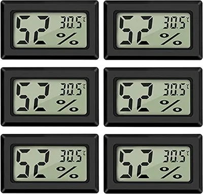 Produktbild von Thlevel Mini Digital Thermometer Temperatur Luftfeuchtigkeitmessgerät Hygrometer für Gewächshaus Wohnzimmer