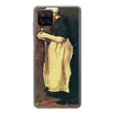 Produktbild von MuchoWow® Handyhülle Schutzhülle Hülle für Samsung Galaxy A12 Die Scheveningerin - Vincent van Gogh Silikon Softcase Handy Hülle - Bild