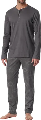 Produktbild von Schiesser Herren Schlafanzug lang anthrazit 50