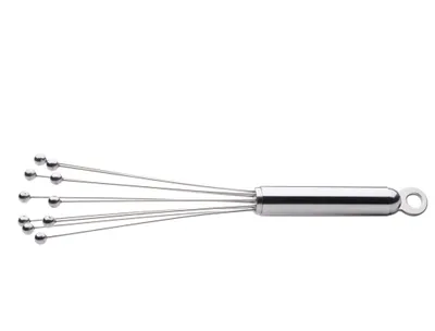 Obrázek produktu pro Weis metla s kuličkami 25 cm, stříbrná