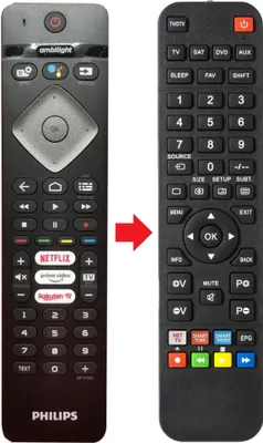 Produktbild von Fernbedienung passend für PHILIPS 70PUS8536/12 | 70PUS853612