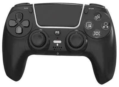 Produktbild von Wireless Gaming Controller für PS5 Hall Effekt Gyroskop Dual Vibration Schwarz