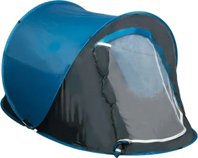 Obrázek produktu pro Vysouvací stan Camp Active pro 2 osoby - Ultralehký stan s rychlým postavením - Vodoodpudivý - Vchod ze síťoviny - Ideální pro kempování, trekking, festivaly