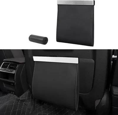 Produktbild von Mini magnetische Autoprullenbak mit PolyurethanLeer, inklusive 12 Beuteln, für SUVs, LKW's und Autos, Schwarz, OPVAK.