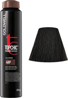 Obrázek produktu pro Goldwell Topchic The Browns, Hnědá, 4BP, Pearly Couture Brown Dark, Unisex, 250 ml, Všechny vlasy