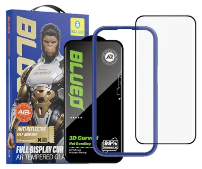 Produktbild von Blueo - 3D AR Full Glue Schutzglas für iPhone 16 Pro - schwarz