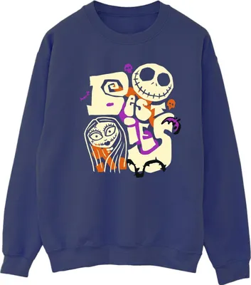 Immagine prodotto di The Nightmare Before Christmas - Felpa "Besties" per donne BI52923 (XL) (Marineblau)