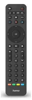 Produktbild von Hama 00221055, TV, IR Wireless, Drucktasten, Schwarz
