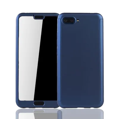 Productafbeelding van Beschermhoes voor Huawei Honor 10, volledig hoesje met schermbescherming, 360 graden, blauw