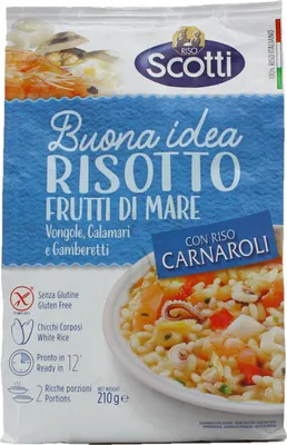 Produktbild von Scotti Risotto Frutti di Mare Meeresfrüchte-Risotto 210g