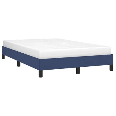 Immagine prodotto di vidaXL Struttura letto senza materasso blu 120x190 cm tessuto
