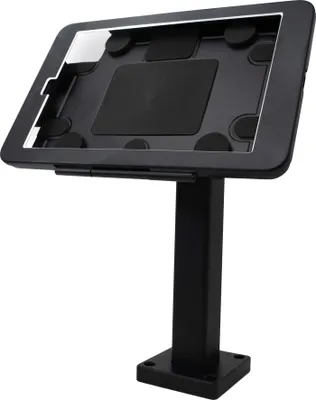 Produktbild von SYSTEM-S Wandhalterung 360° Tischständer abschließbar für iPad Mini 6 (2021) in Schwarz